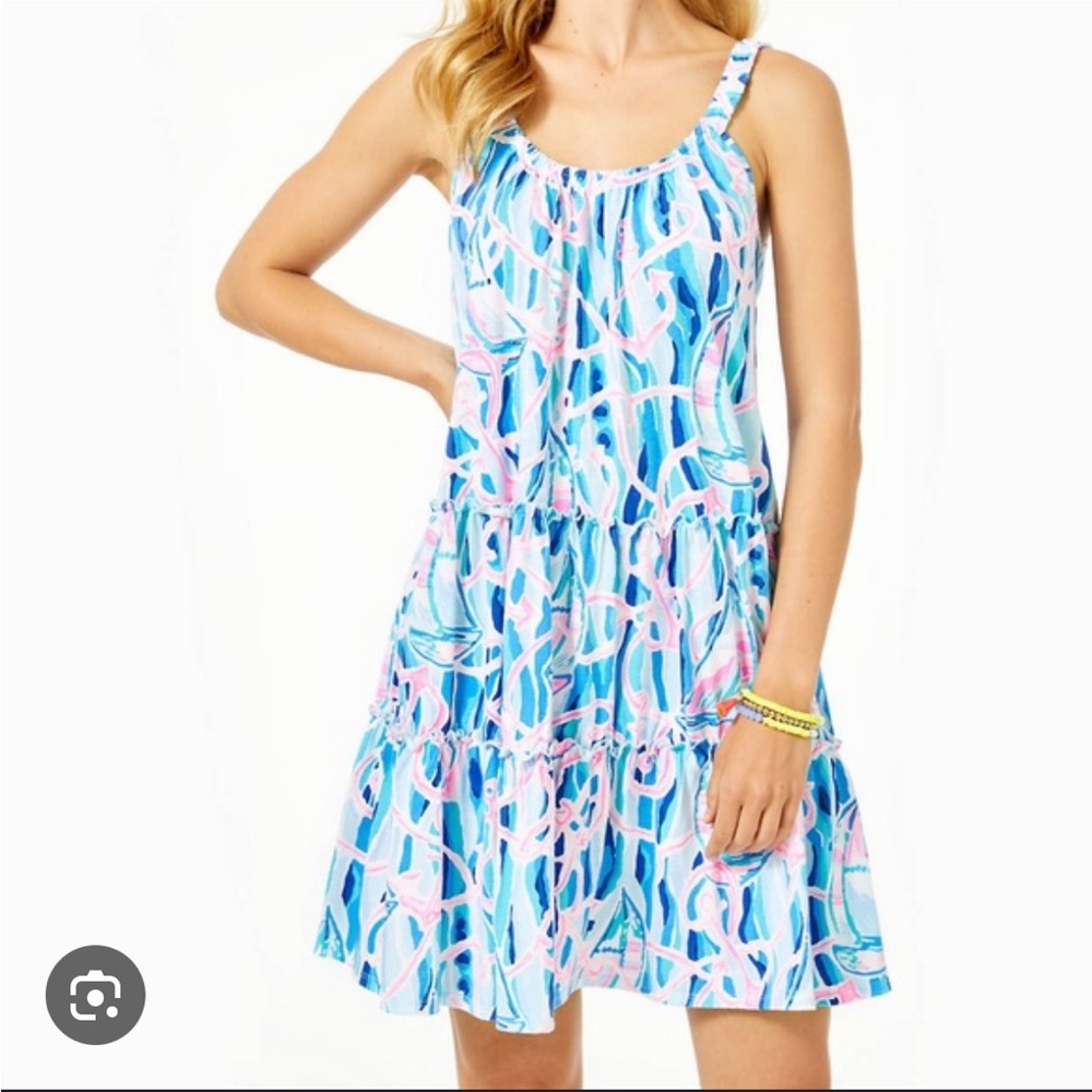 Lilly Pulitzer Loro Swing Dress Reel Nauti Size XXS